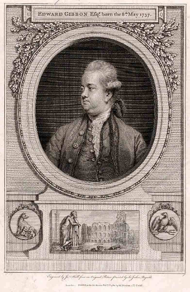 frontispiece edward gibbon portrait