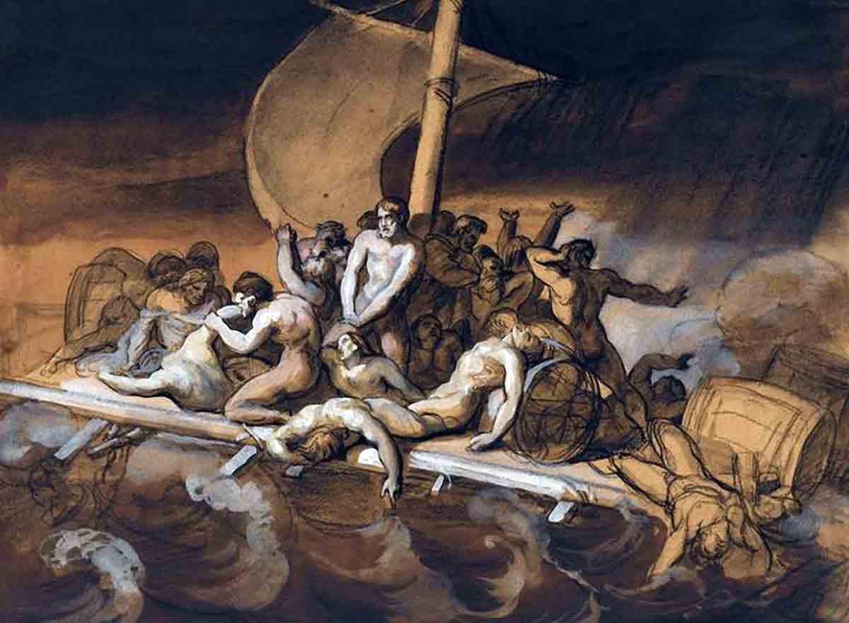 gericault cannibals sketch