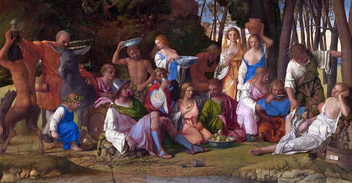 giovanni bellini feast of gods painting