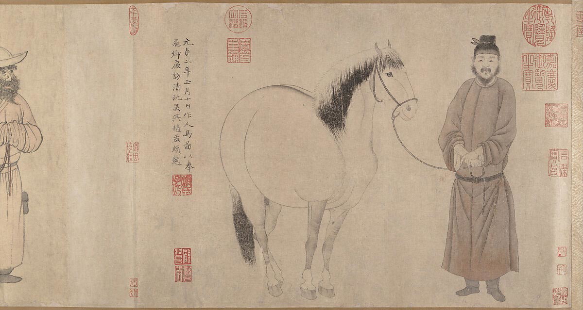 groom horse painting zhao mengfu Copy