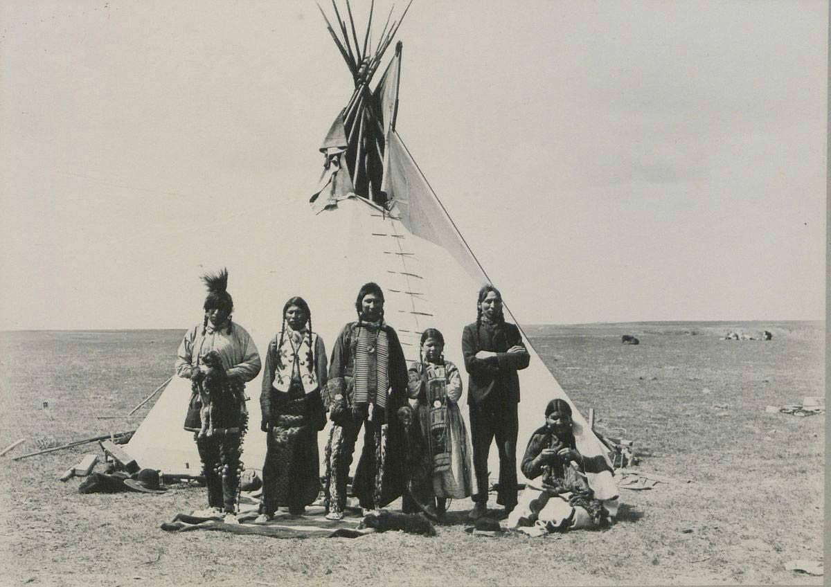 group crees tipis
