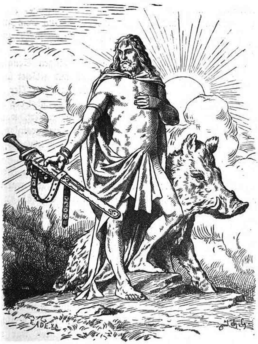 gullinbursti freyr gehrts norse gods