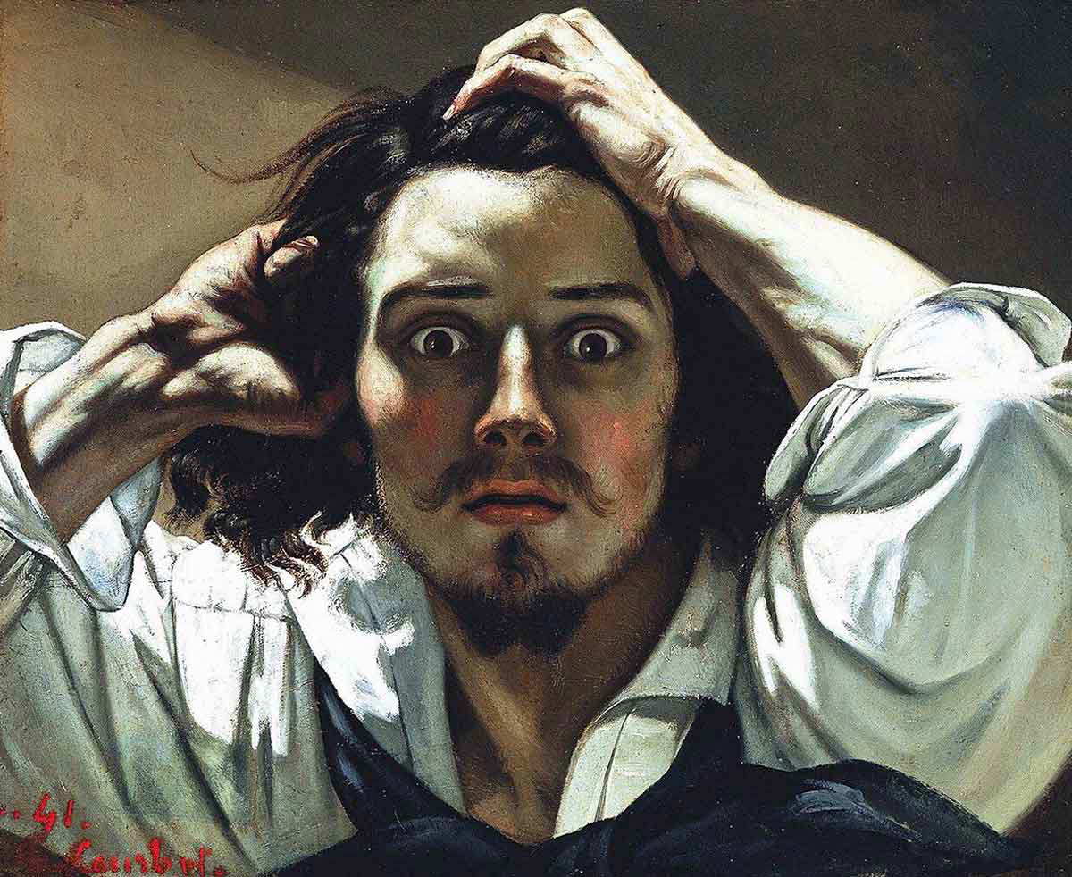 gustave courbet desperate man painting