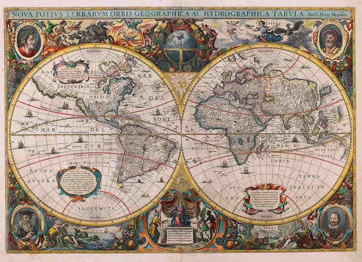 hendrik hondius new world map 1641