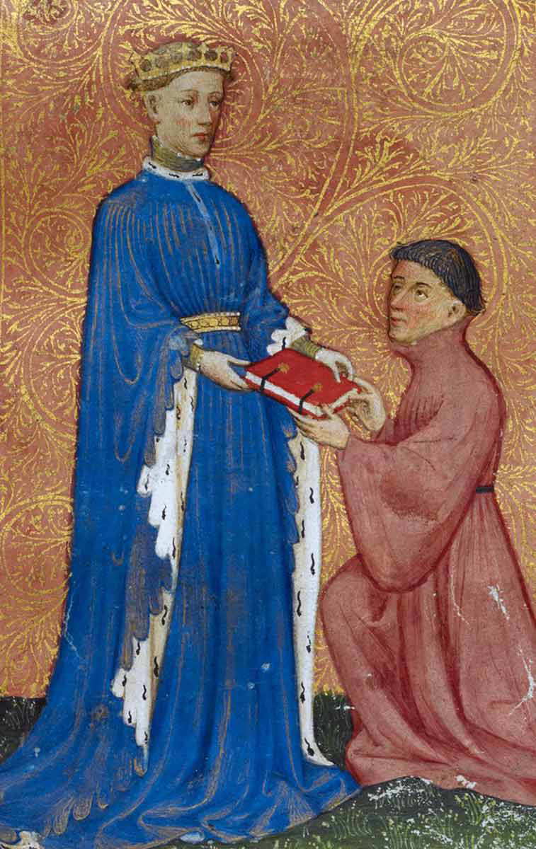 henry v recieves book