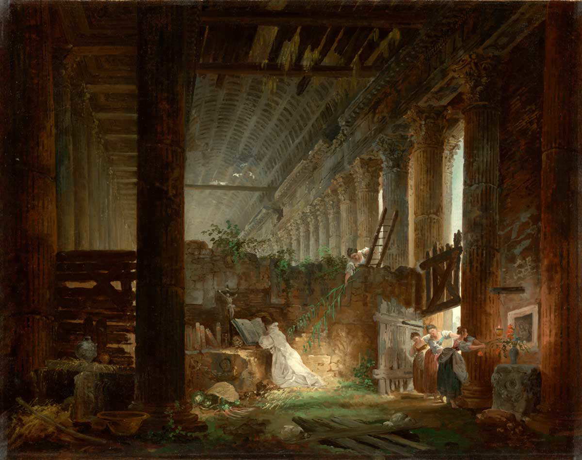 hermit praying bible prophets