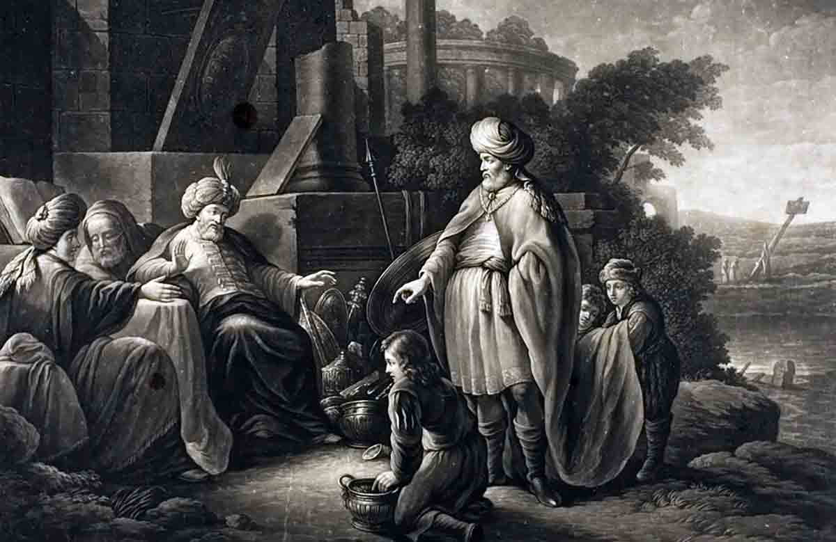 hiriam of tyre sends gifts king solomon