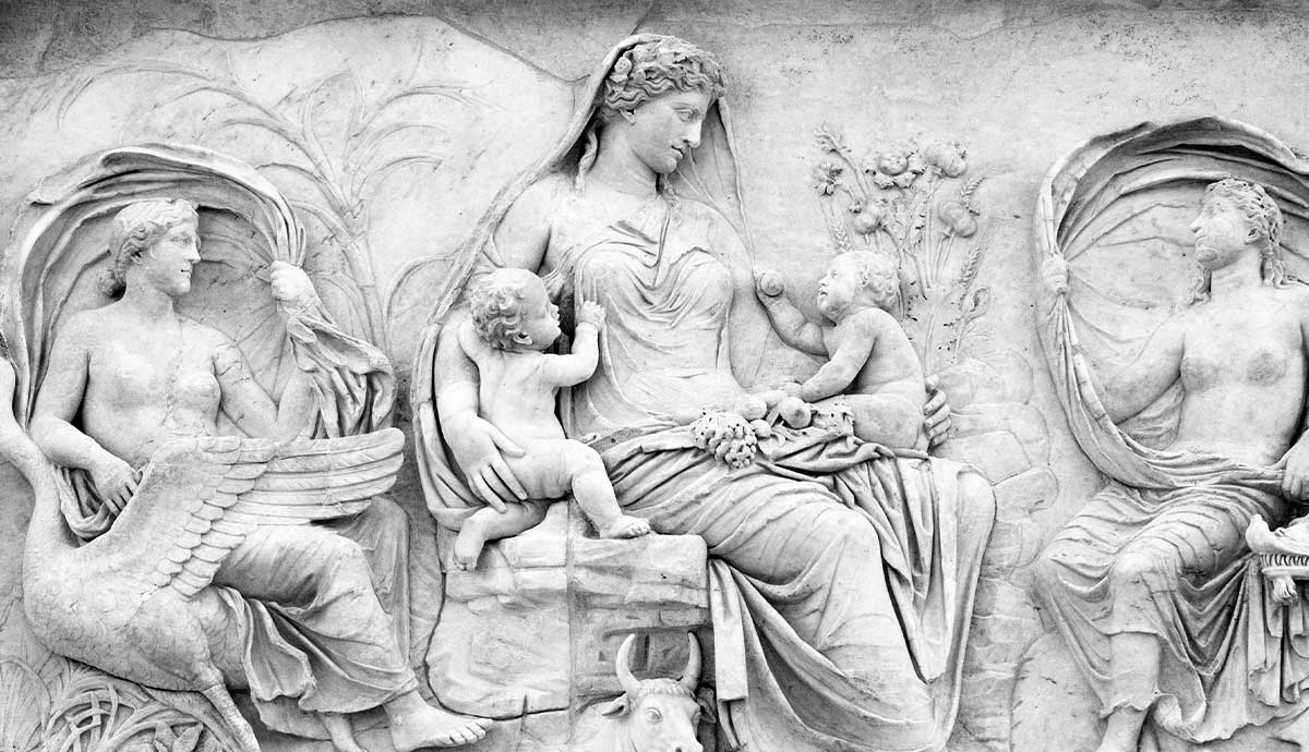 iconography augustus ara pacis rome
