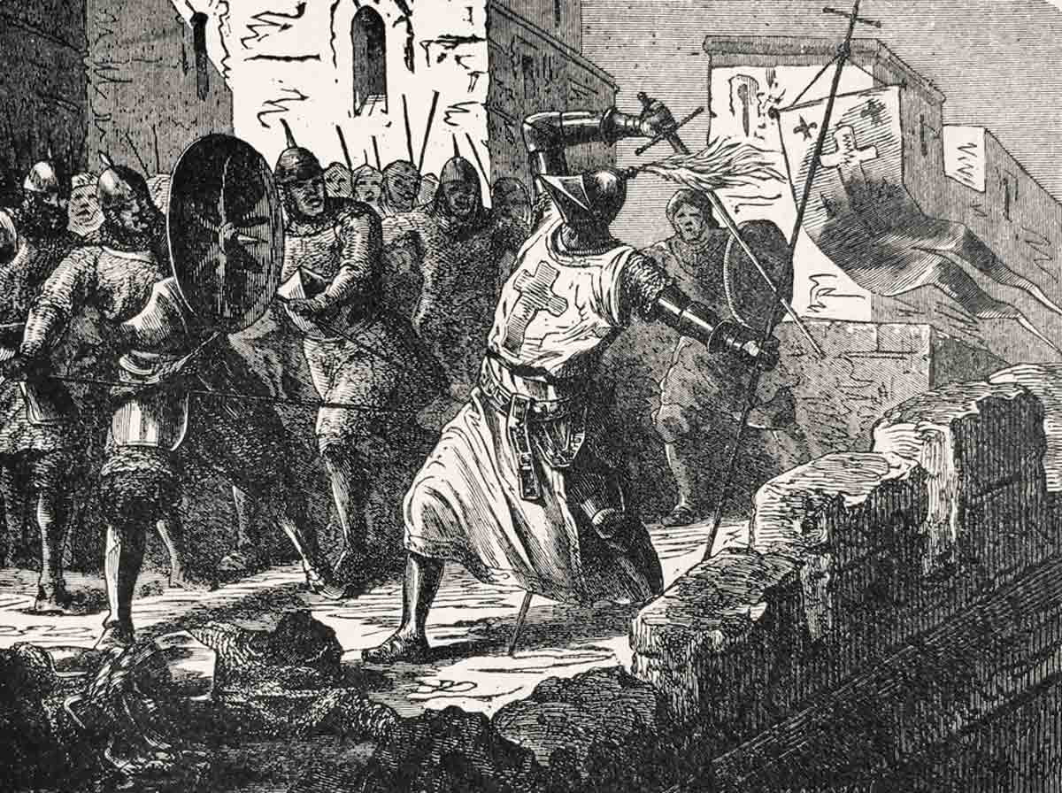 illustration knight templar