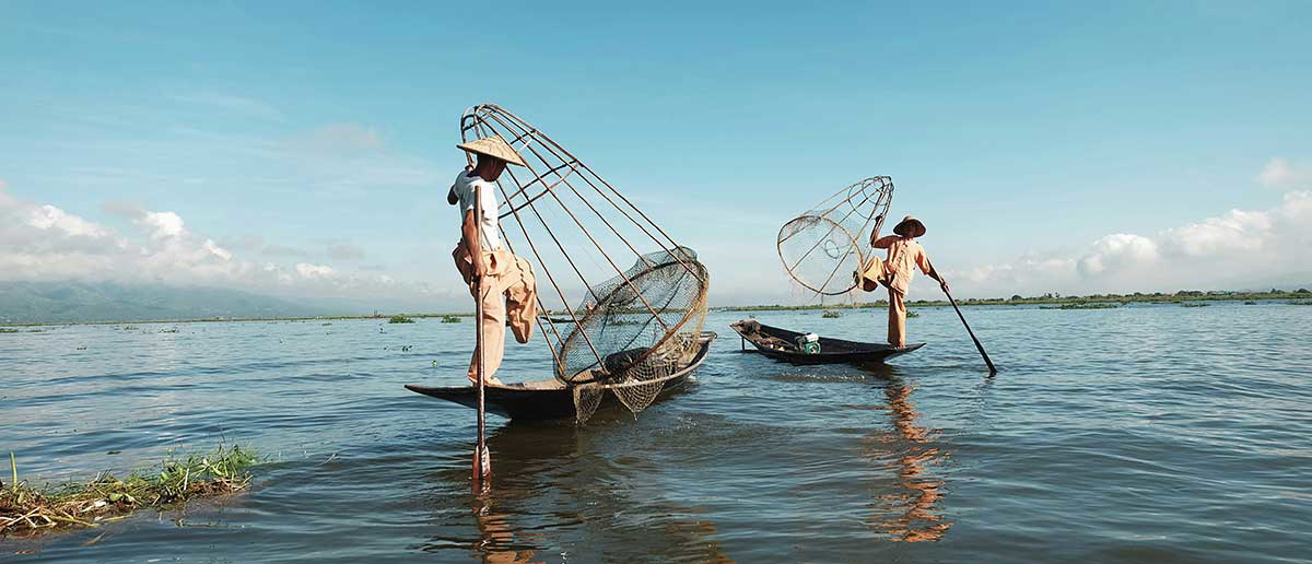 inle lake fishermen