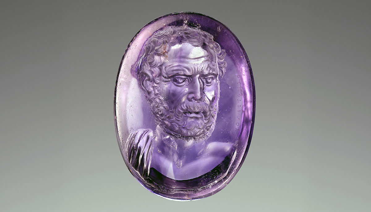 intaglio demosthenes gettymuseum