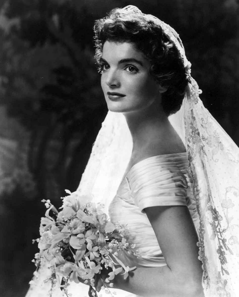 jackie kennedy wedding portrait