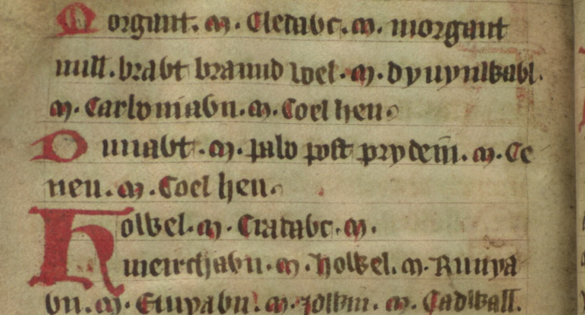 jesus college ms 20 genealogies folio 39v pabo post prydain