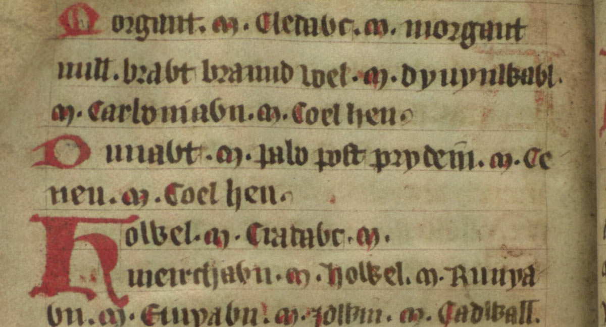 jesus college ms 20 genealogies folio 39v pabo post prydain
