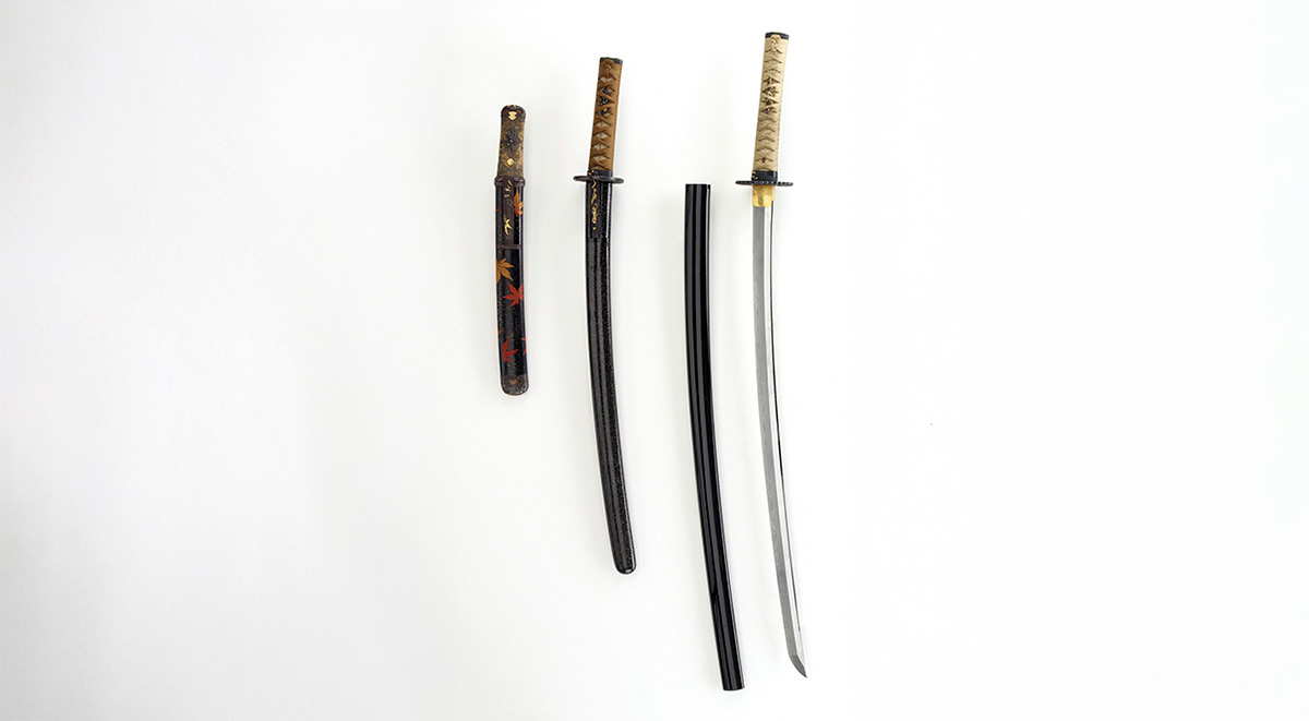 katana and tsuba