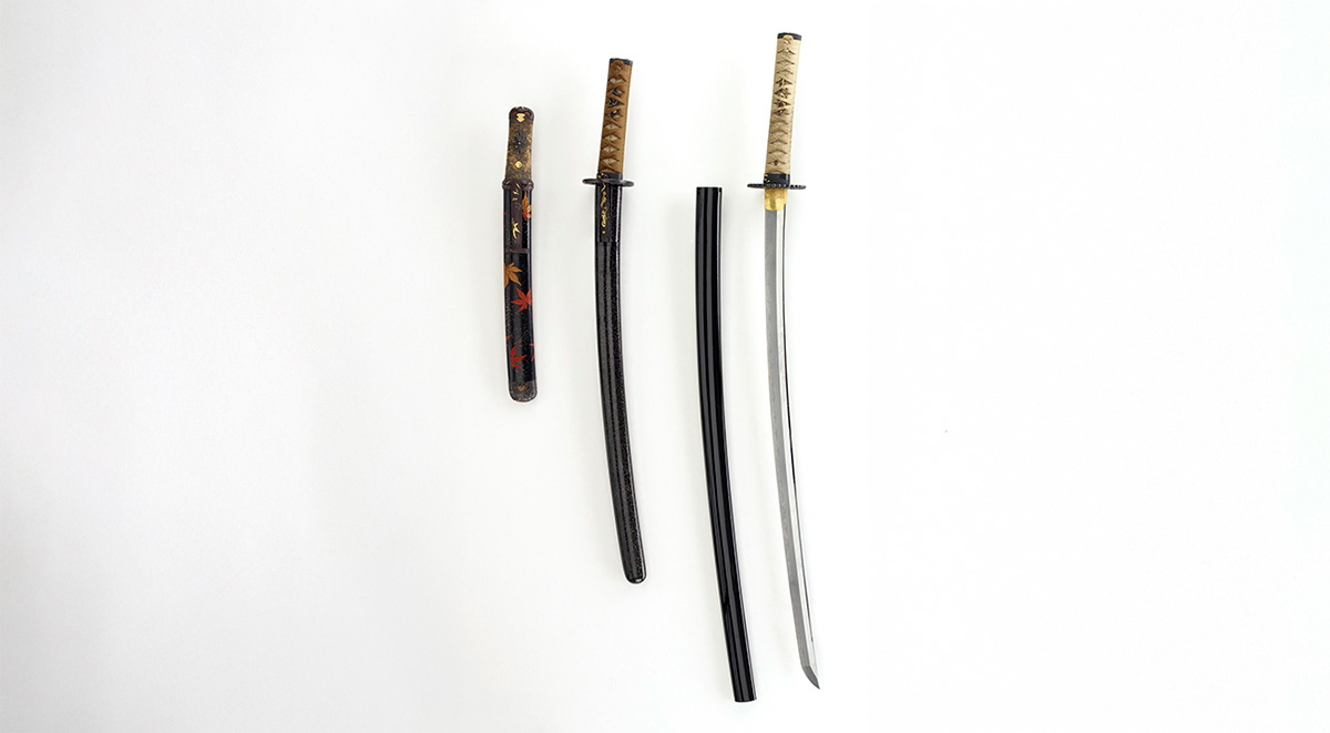 katana and tsuba