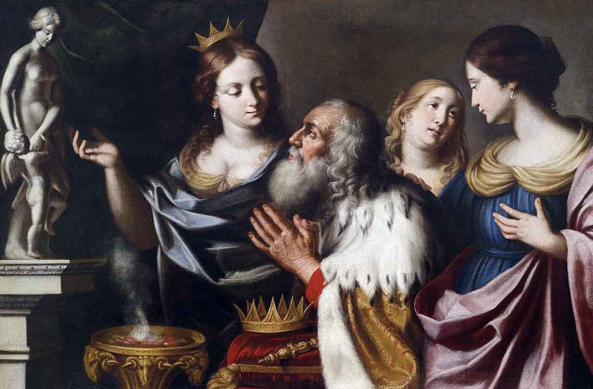 king solomon led astray
