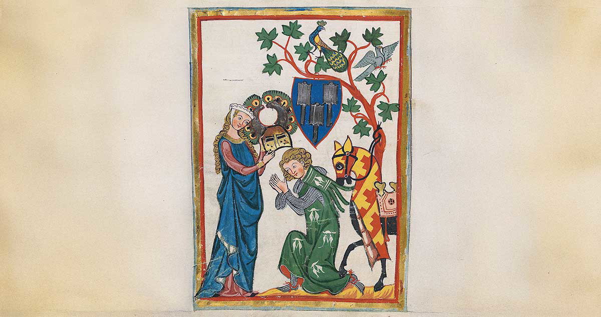 knight armed by lady chivalry