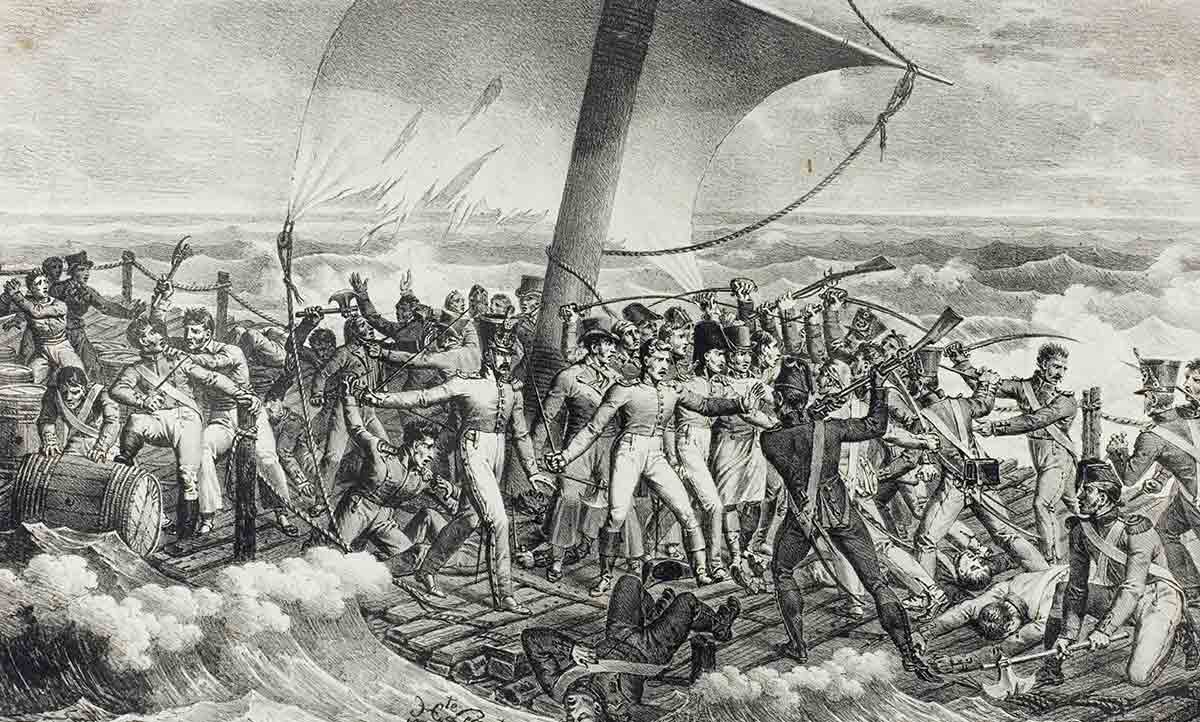 lecomte fight engraving