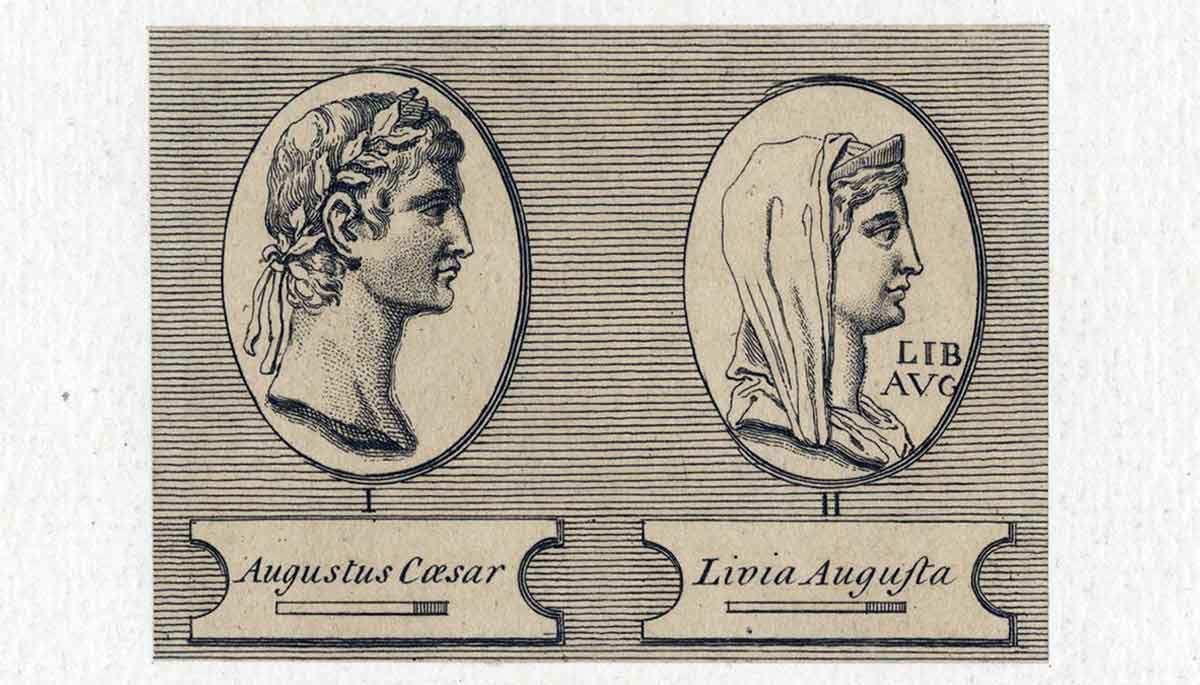 livia and augustus portraits