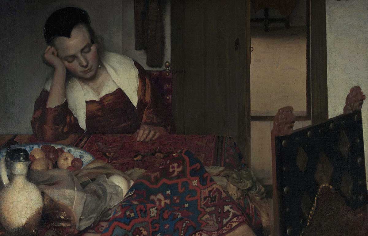 maid asleep johannes vermeer metropolitan
