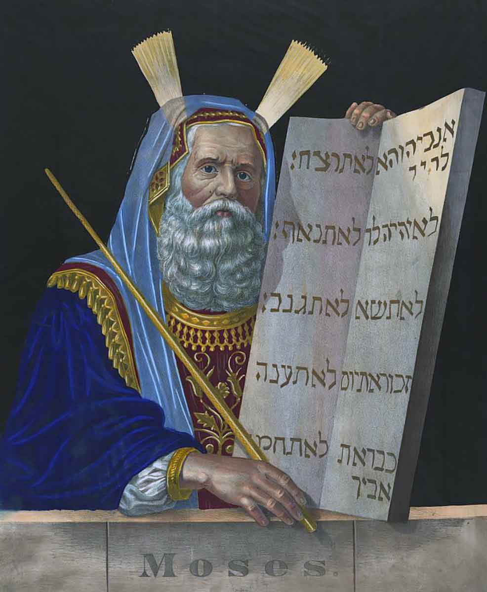 moses henry schile ten commandments