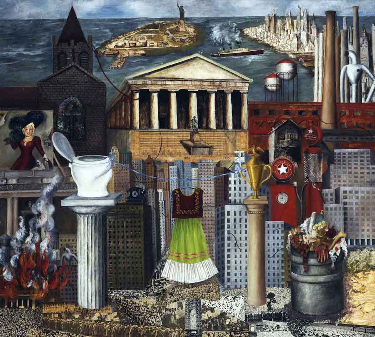 my dress hangs there frida kahlo 1933