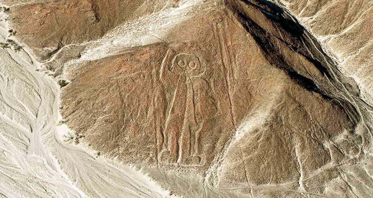 nazca lines astronaut aerial view