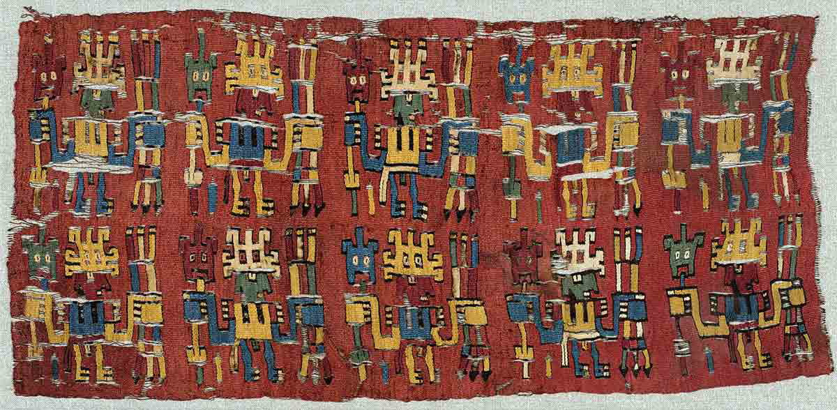 nazca textile weaving fragment