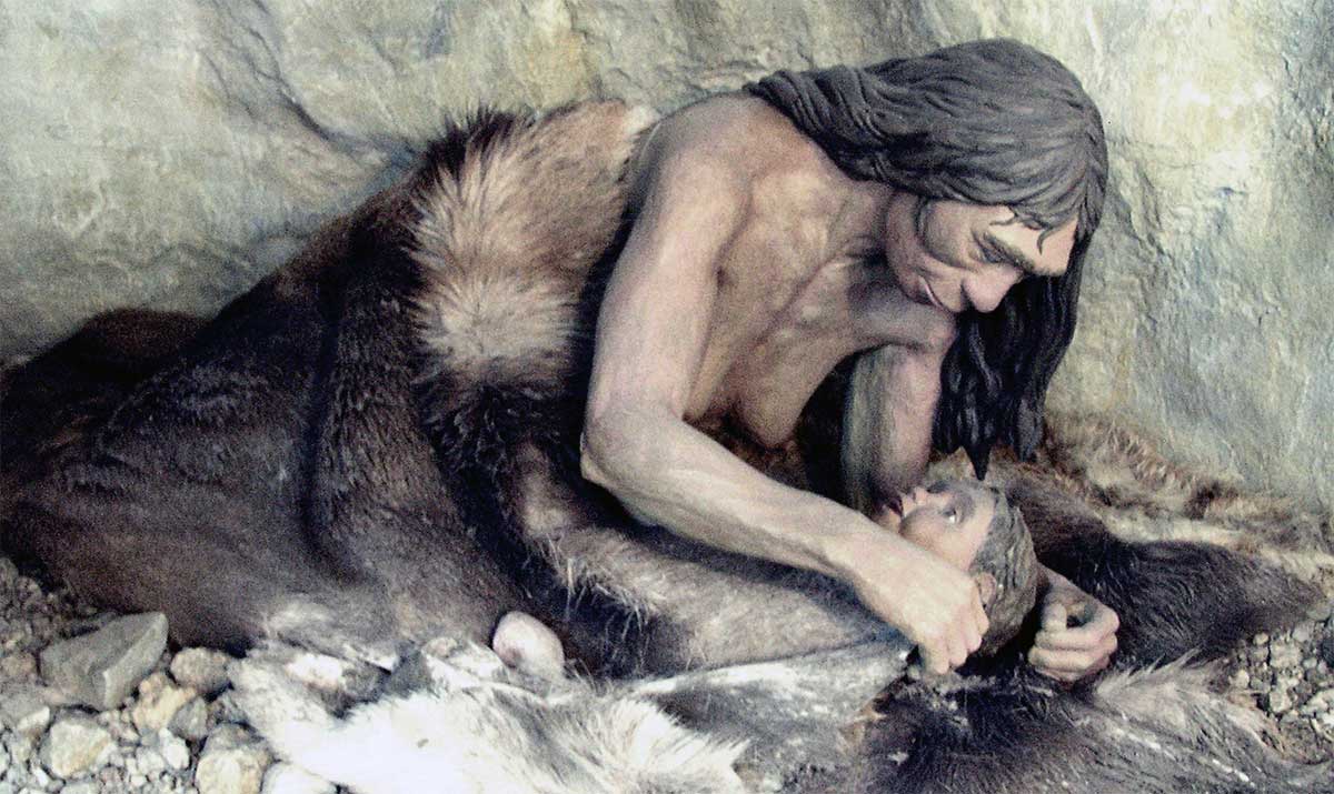 neanderthal mother anthropos pavilion