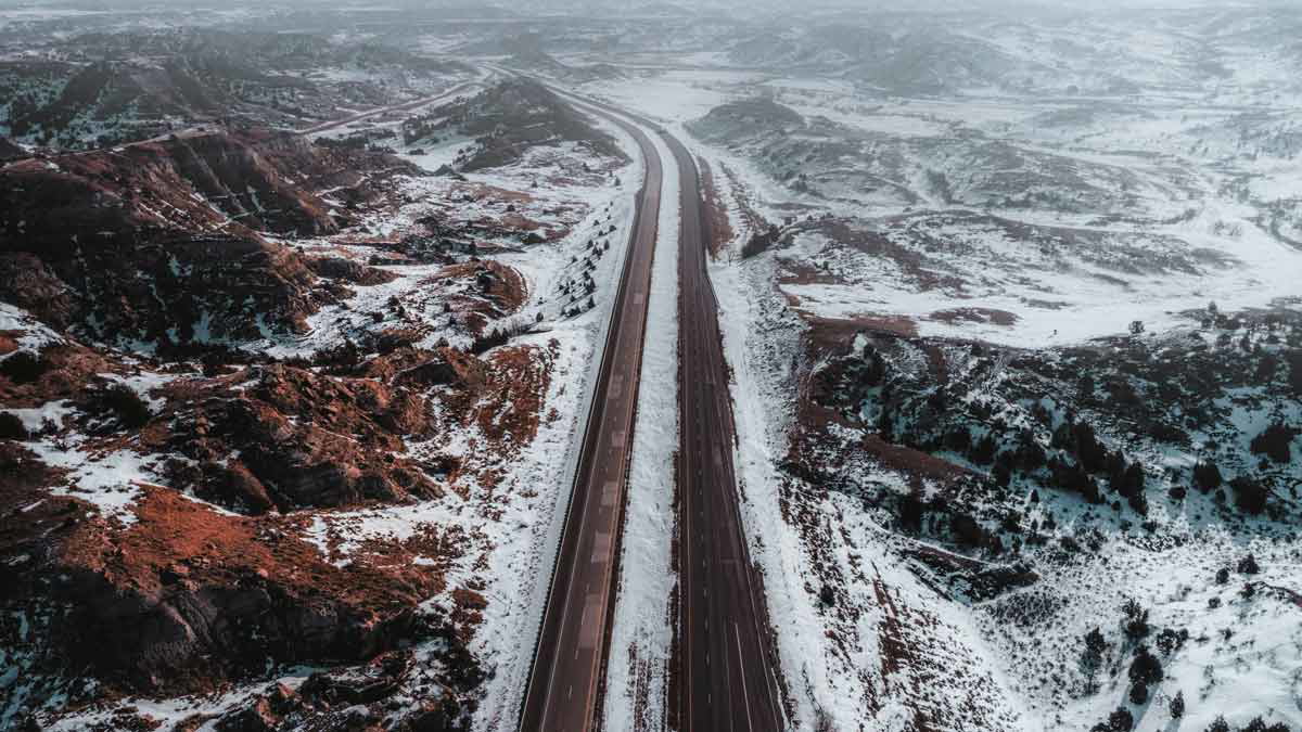 north dakota road