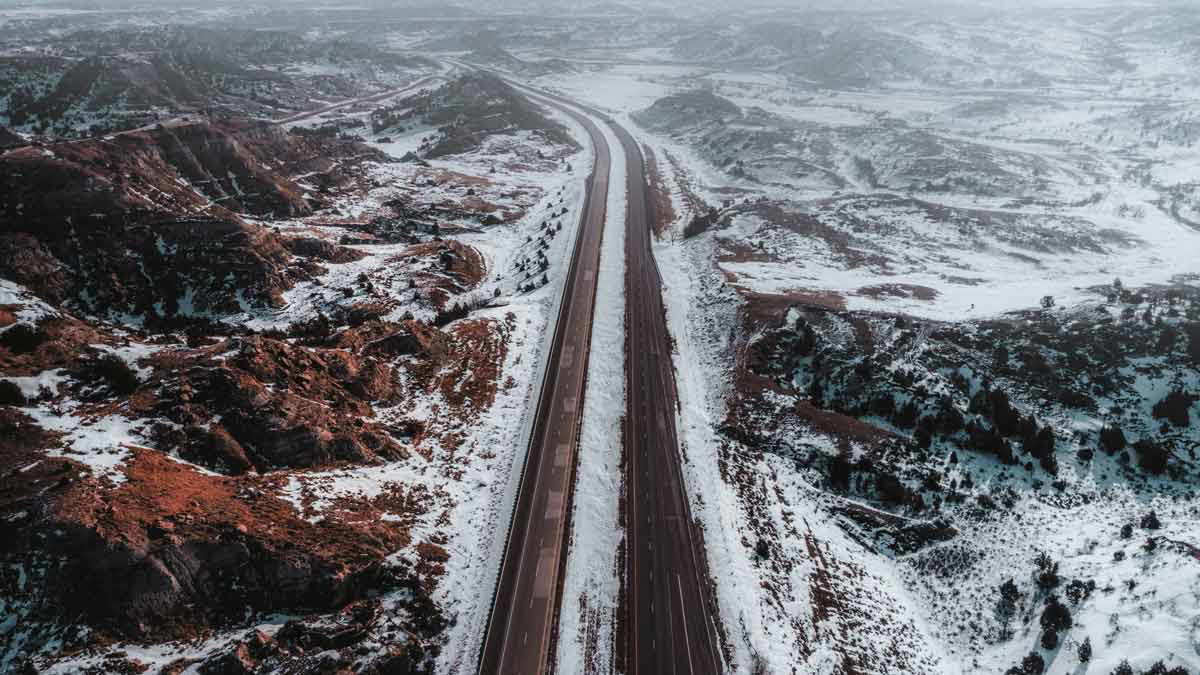 north dakota road