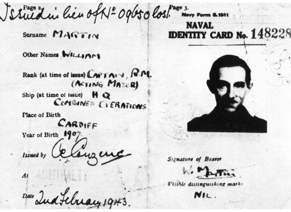 operation mincemeat fake id ww2