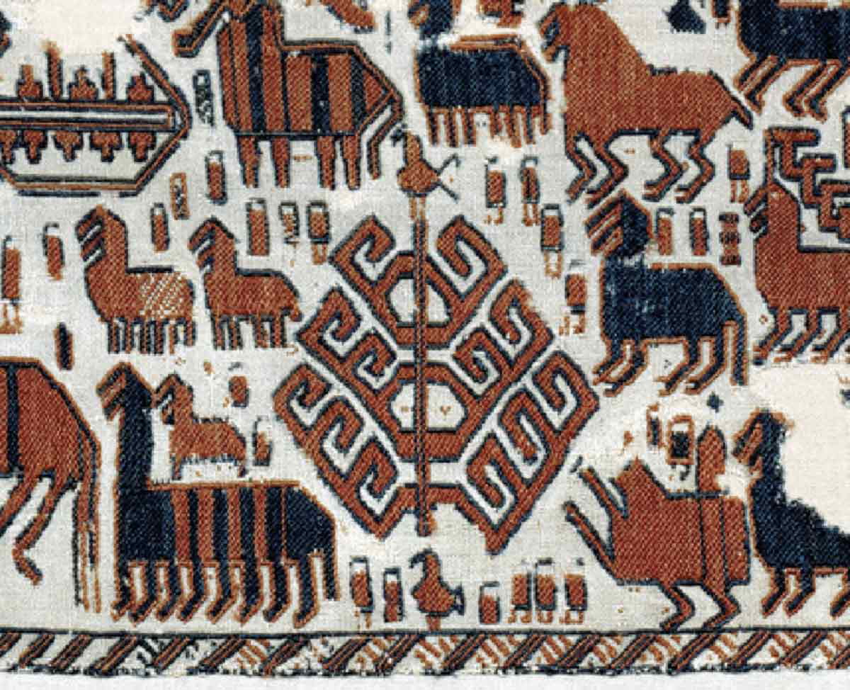 overhogdal tapestry yggdrasil norse symbols