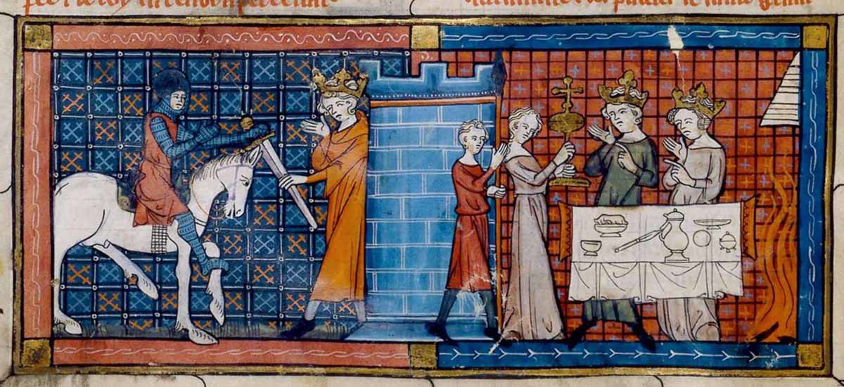 perceval arrives grail castle chretien troyes
