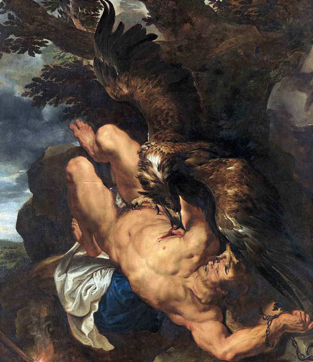 peter paul rubens prometheus bound painting