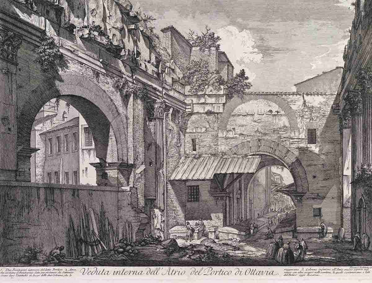piranesi portico ottavia
