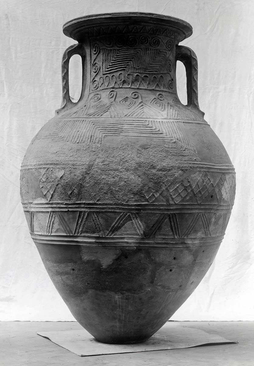 pithos ceramic rhodes archaic