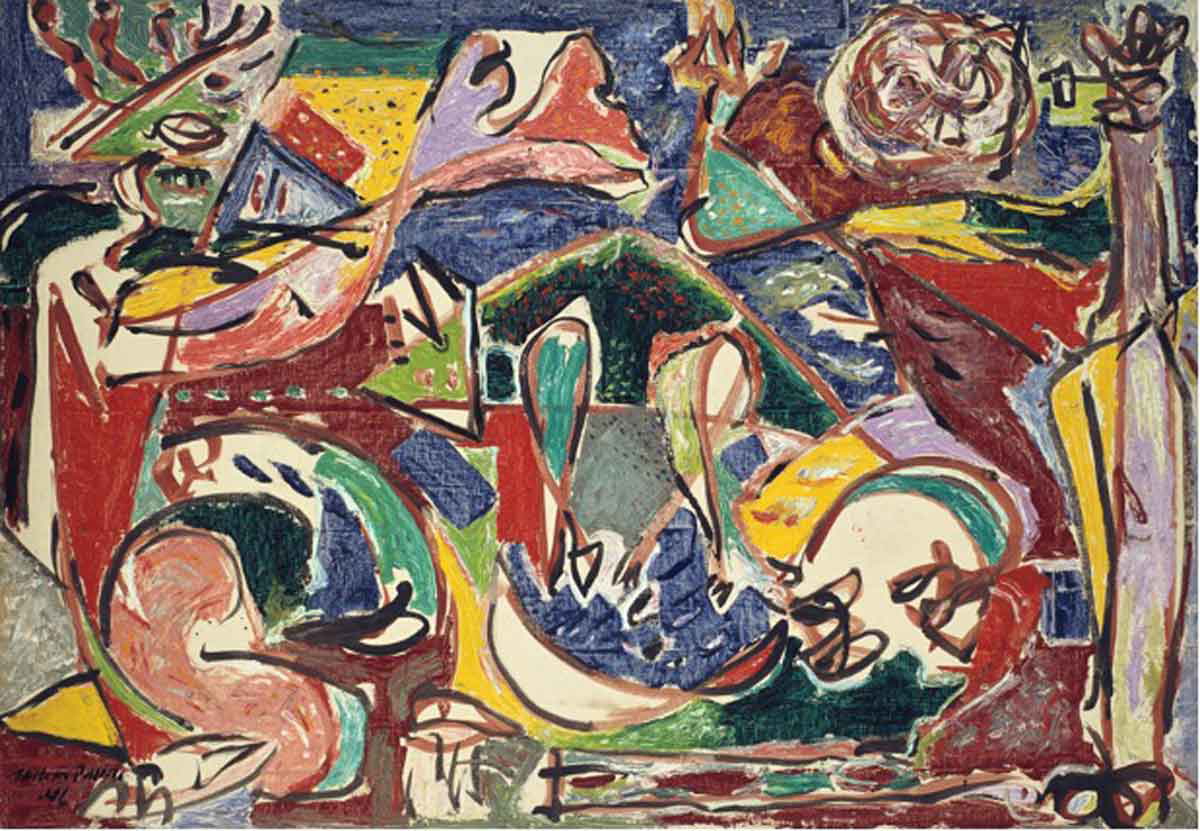 pollock key painting