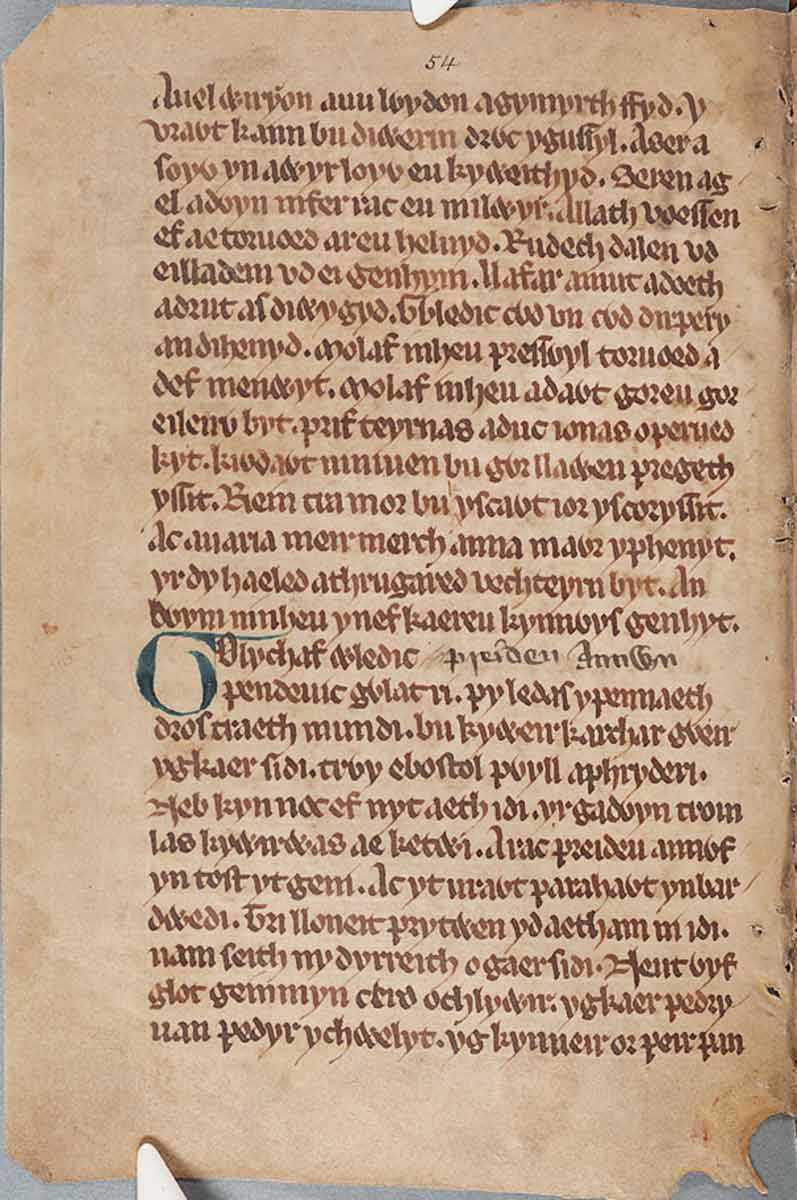 preiddeu annwn ms peniarth 2 folio 25v