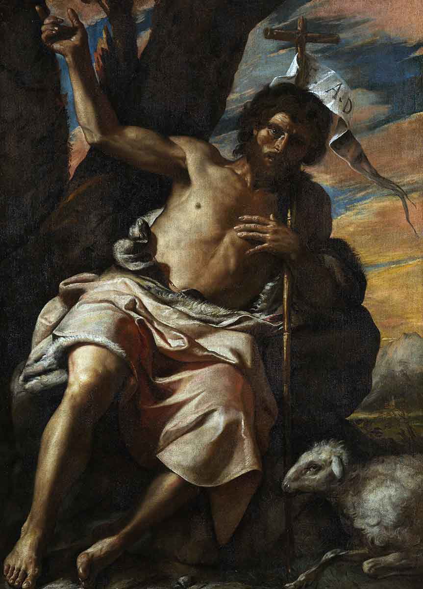 preti saint john the baptist preaching painting