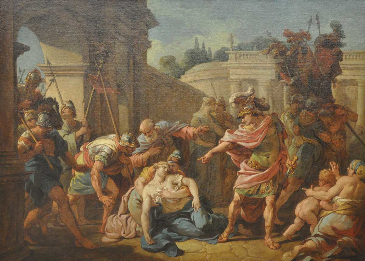 publius death of camila oath of the horatii