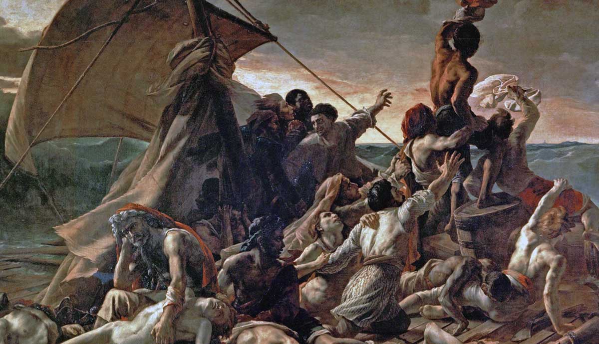 raft medusa explaining gericault masterpiece