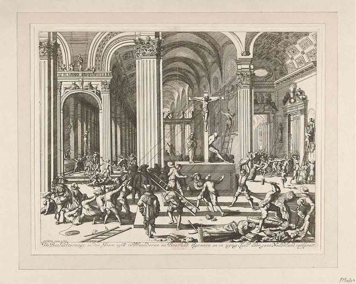 renaissance jan lukyen beeldenstorm print
