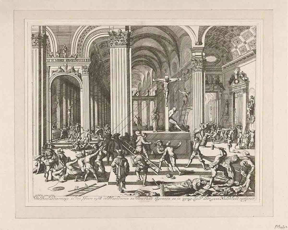 renaissance jan lukyen beeldenstorm print