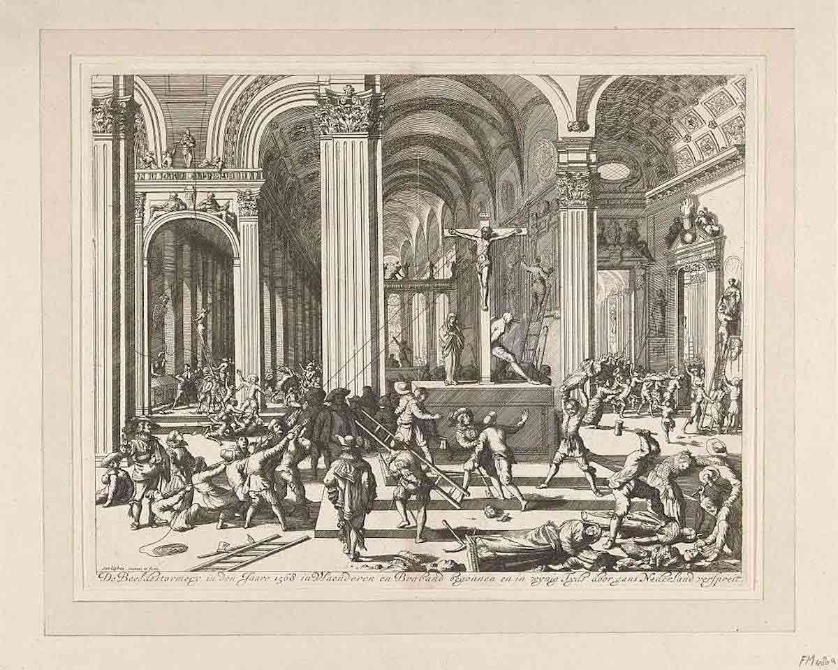 renaissance jan lukyen beeldenstorm print