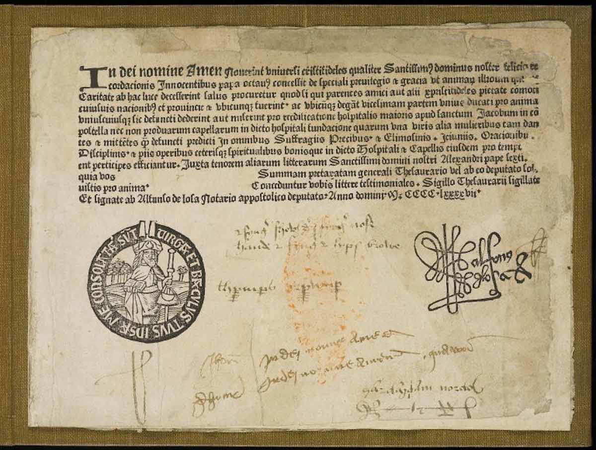 renaissance wynkyn de worde papal indulgence