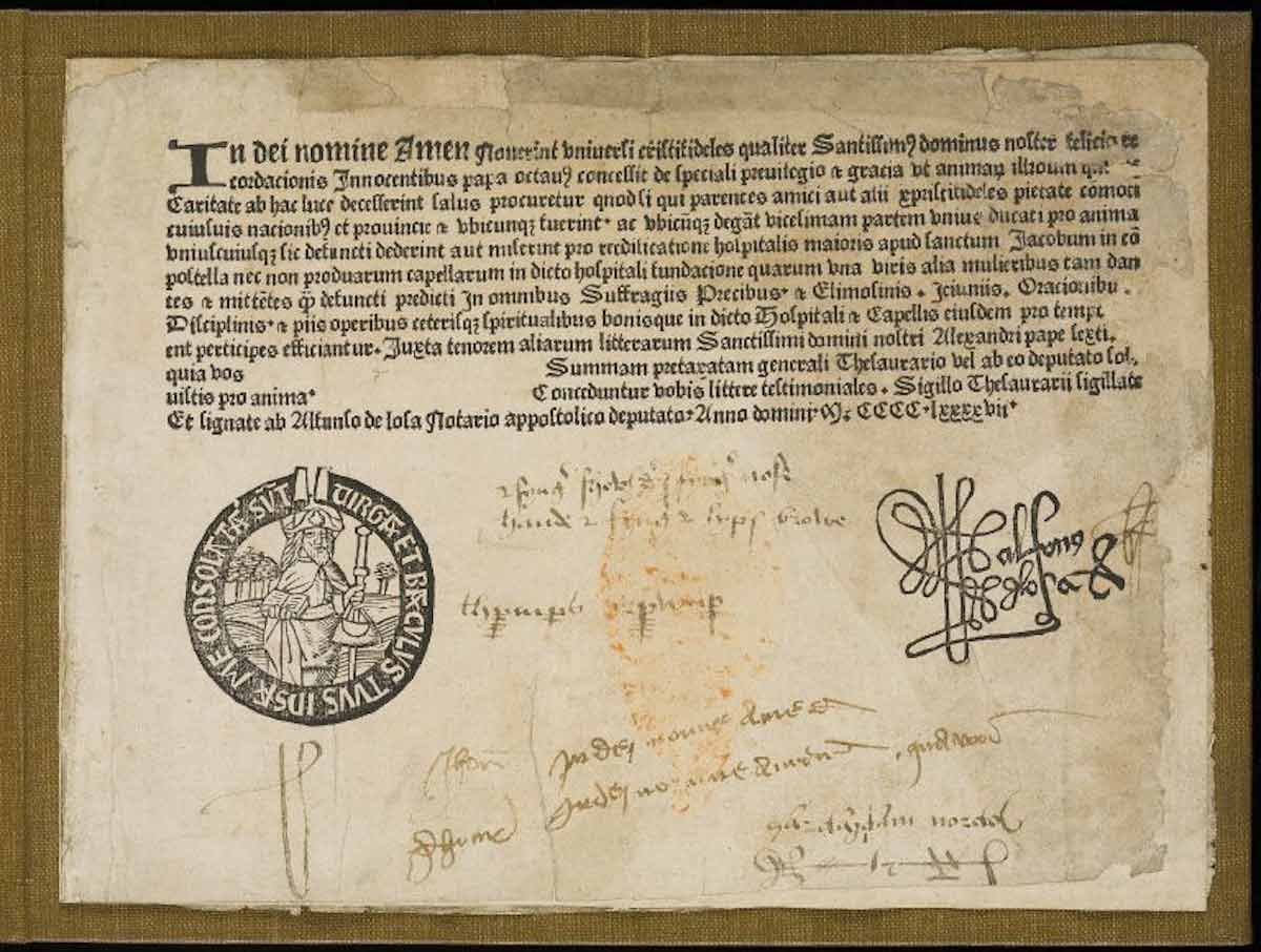 renaissance wynkyn de worde papal indulgence
