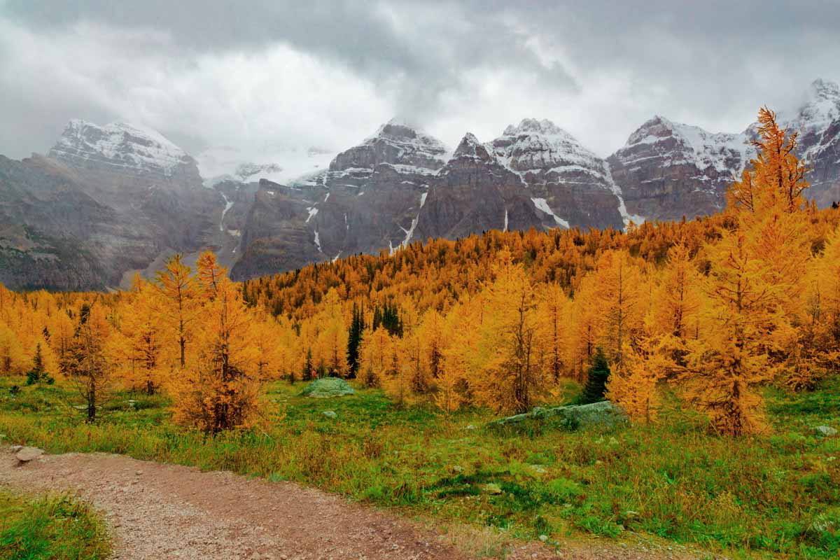 rocky mountains autumn