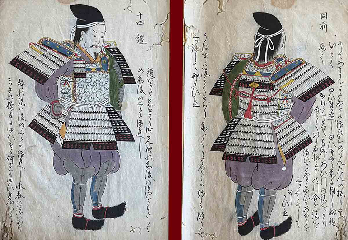 samurai in armor medieval japan